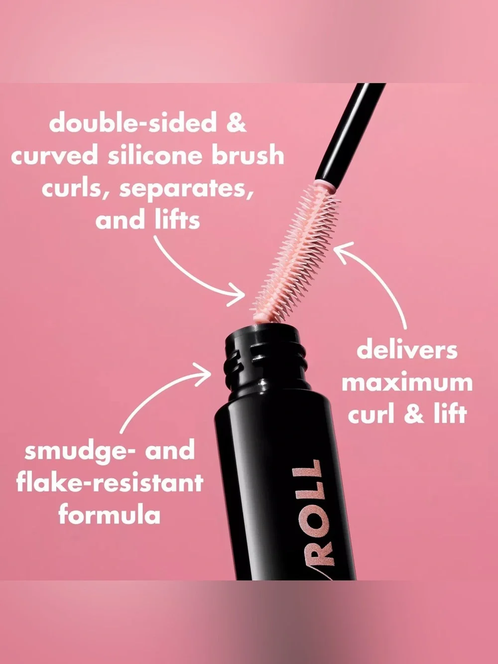 e.l.f. Lash 'N Roll Curling & Lifting Mascara, NEW
